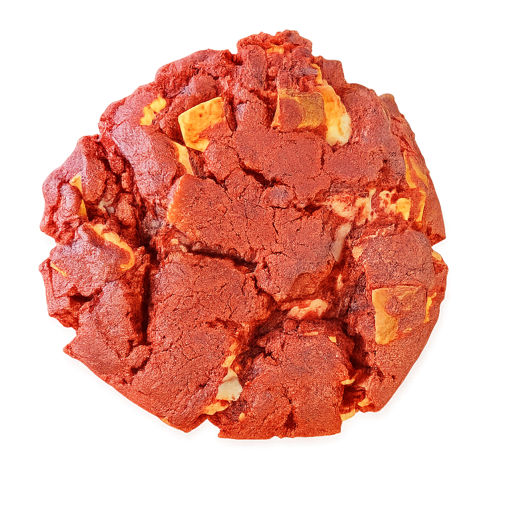 Red Velvet Cheesecake Loaded Cookie