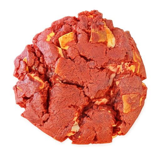 Red Velvet Cheesecake Loaded Cookie